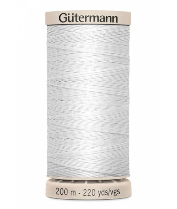 5709 White Hand quilting thread Gütermann Sulky 200m