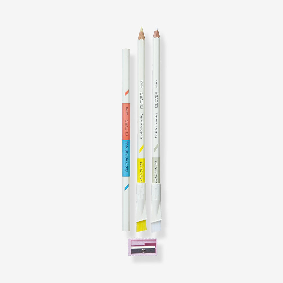 Clover 418 Fine Pencil Set for Fabric Marking - Made in Japan