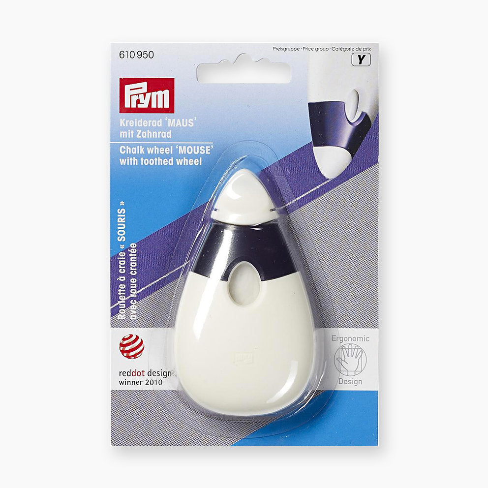 Prym 610950 "Mouse" Chalk Wheel: The Essential Tool for Marking Fabric in Sewing and Tailoring