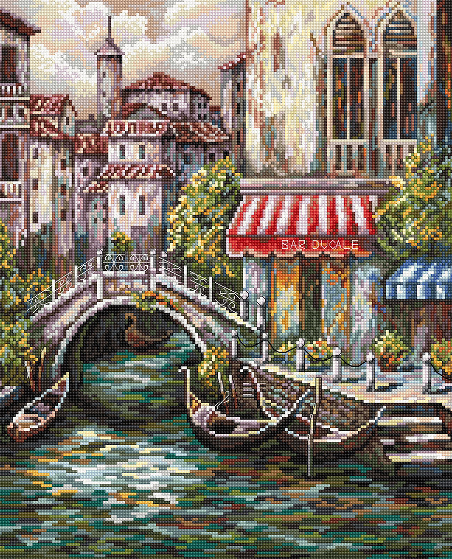 Venice - Exclusive Cross Stitch Embroidery Kit from Punto y Arte P010