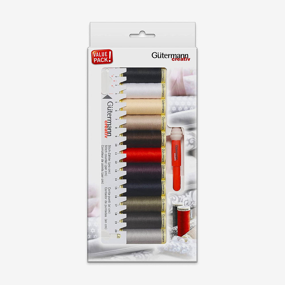 Sew-all Thread Set - Gütermann - 11 spools + accessories