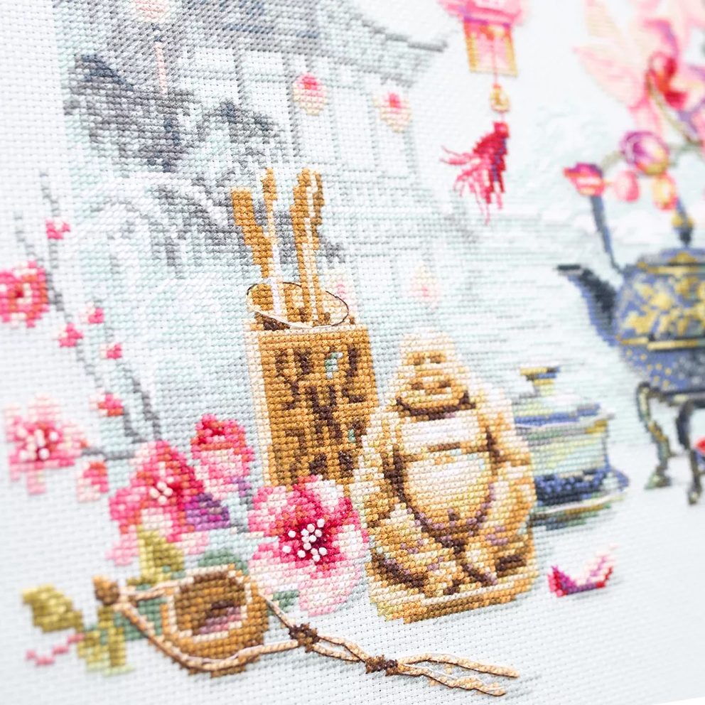 Cross Stitch Kit. 120-300 Eastern Serenity. Magic Needle