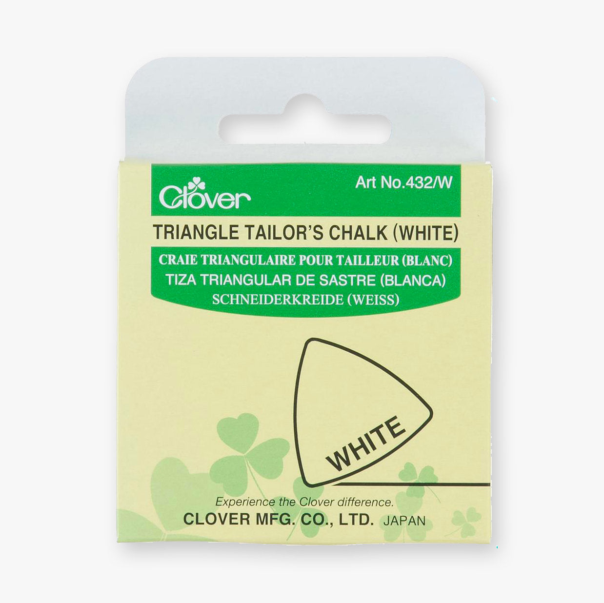 Clover Triangular Tailor's Chalk: Precision and Versatility in your Marks