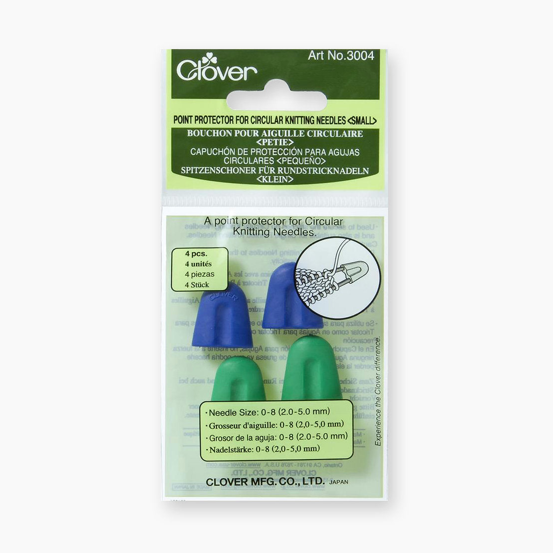 Clover 3004 Single Pointed and Circular Needle Tip Protectors