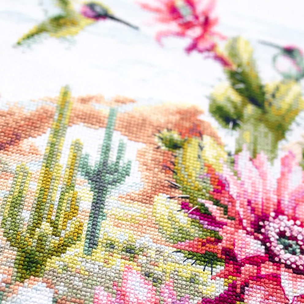 Cross Stitch Kit. 550-758 Flowers of the Wild West. Magic Needle