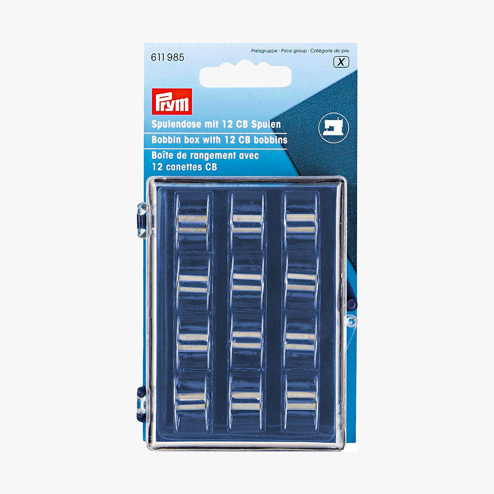 Organizer box for 12 metal CB bobbins - Prym 611985