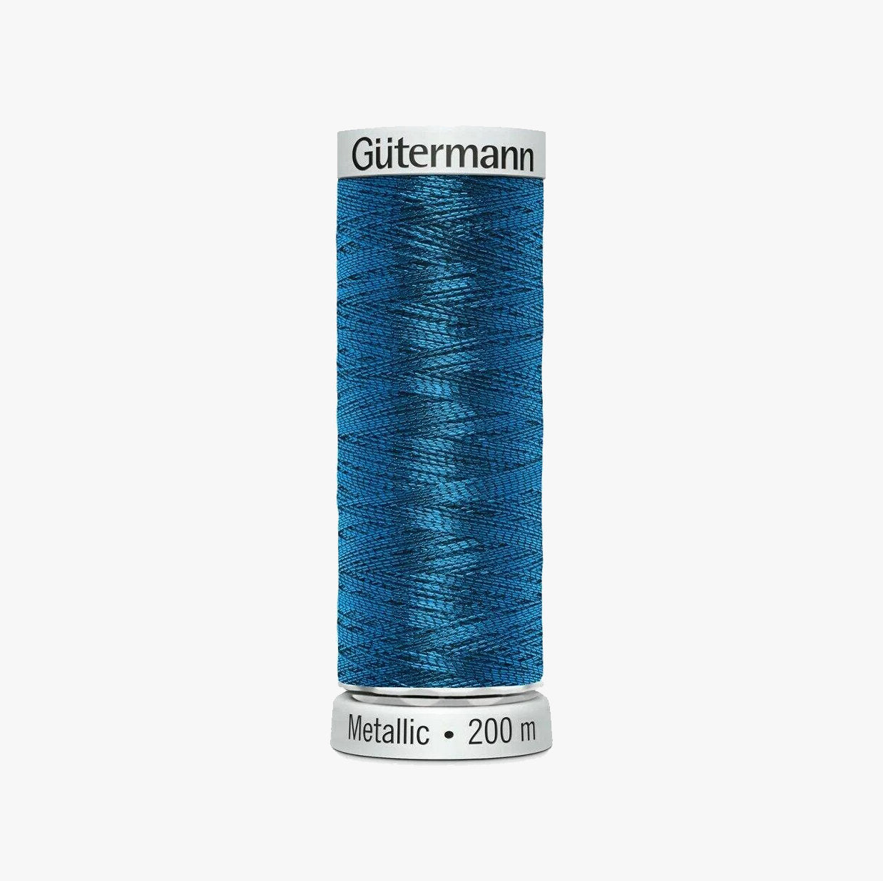 7052 Gutermann Metallic Thread 200m - Metallic Effect for Decorative Seams and Machine Embroidery