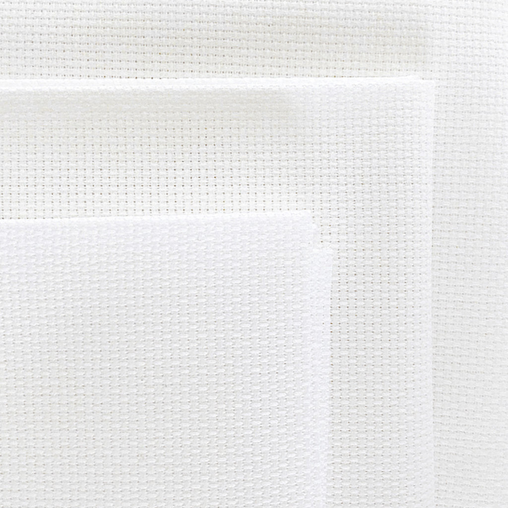 White Aida 11 ct. for cross stitch - Zweigart 100% cotton