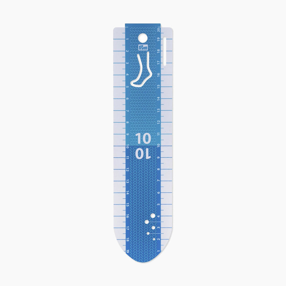 Ruler 20 cm for Knitting Socks by Prym 610738 - Essential accessory to knit with ease and precision