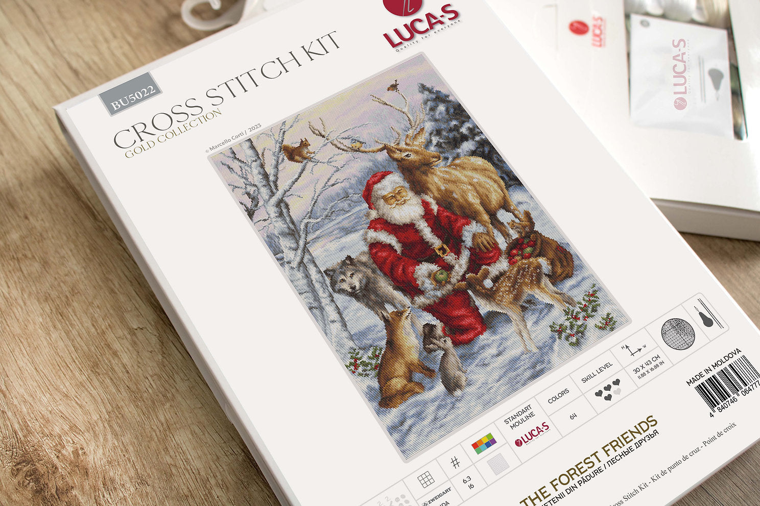 Cross Stitch Kit - The Magic of the Forest - BU5022 by Luca-S Gold