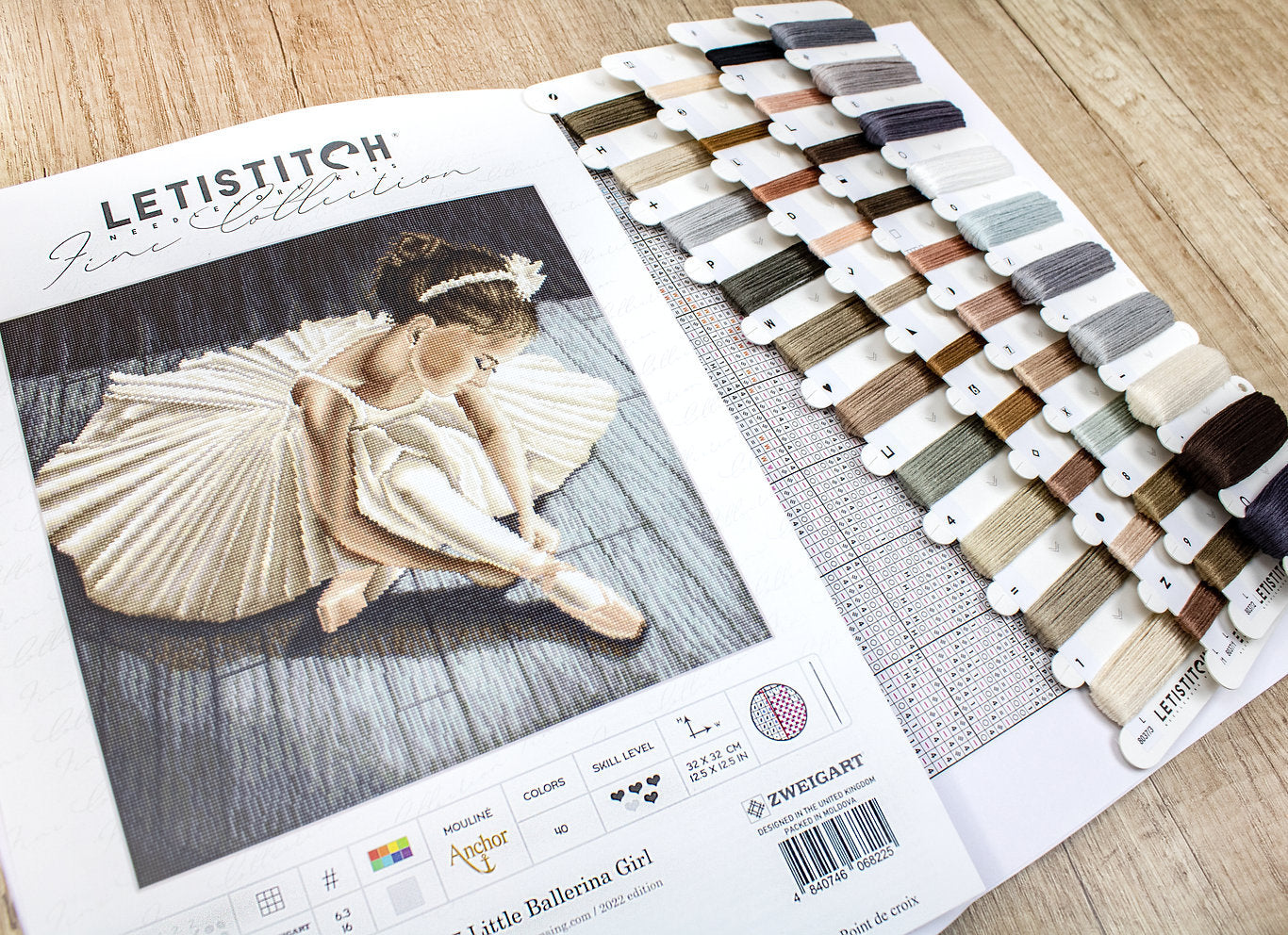 LETISTITCH Kreuzstichset „Kleine Ballerina“ – L8037