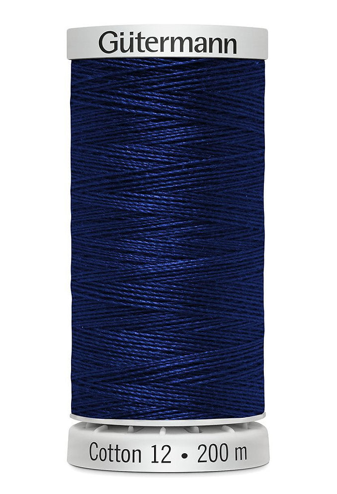 1199 Gütermann Cotton Thread for Machine Embroidery - Thickness 12, 200 m
