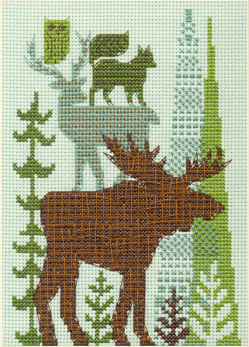 Cross stitch kit. Forest Folklore. Dimensions 70-65215