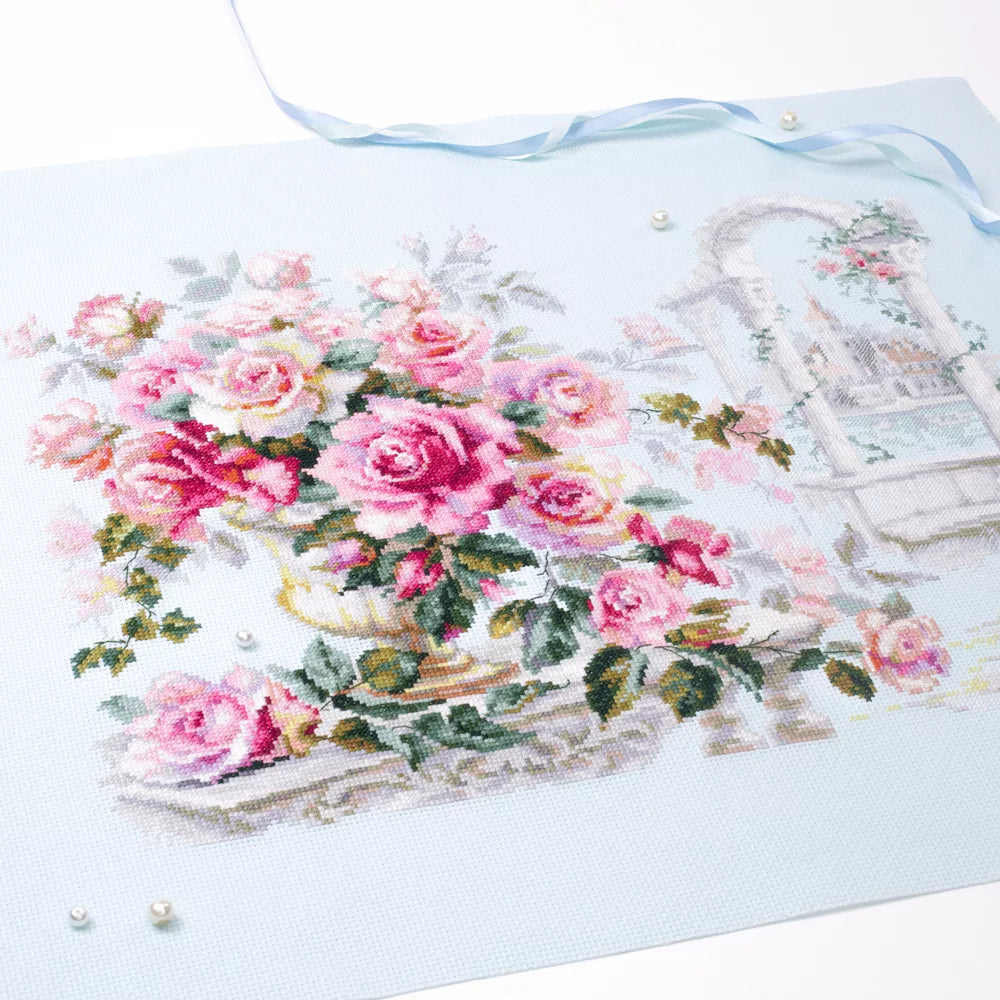 Cross Stitch Kit. 110-011 Roses for the Duchess. Magic Needle