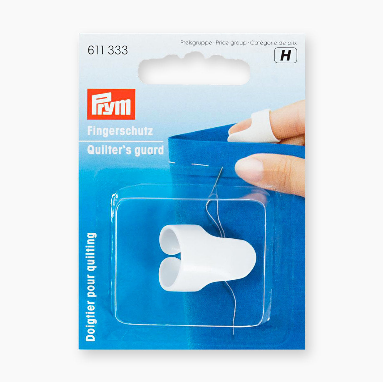 Finger protector for padding Prym 611333 - Comfortable and flexible protection