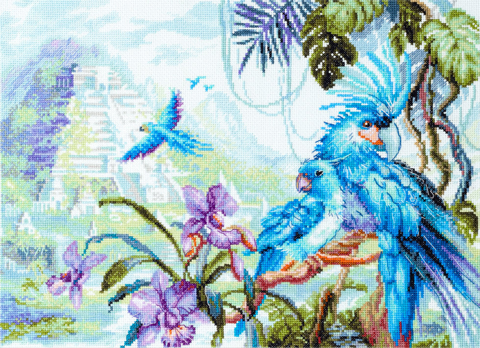 Cross Stitch Kit 550-759 Lost World. Magic Needle