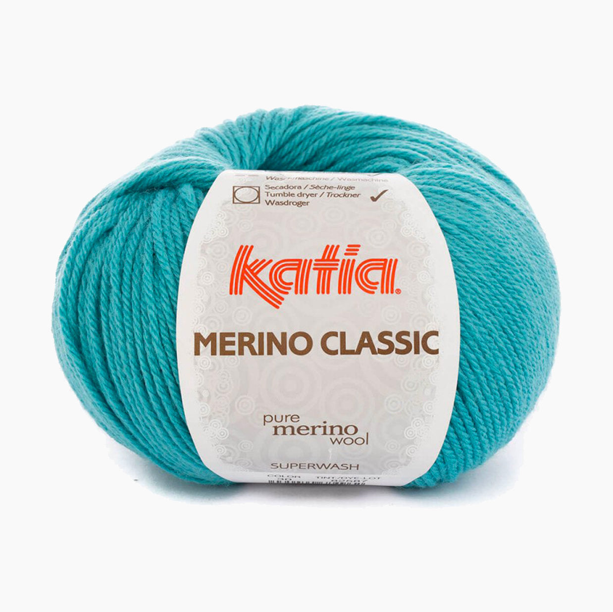 Lana Merino Classic de Katia - Mezcla de merino y acrílico para prendas cálidas y suaves