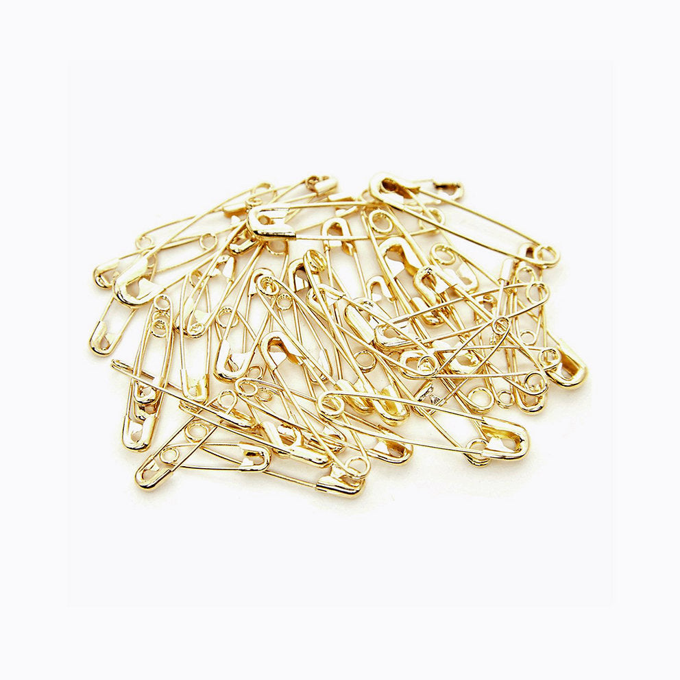 Hemline Gold Assorted Gold Safety Pins 415.99.GD.HG