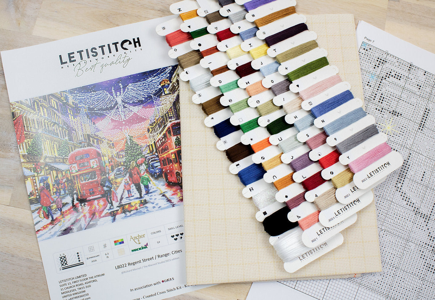 Cross Stitch Kit. L8022 Regent Street. London - LETISTITCH