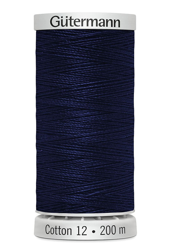 1197 Gütermann Cotton Thread for Machine Embroidery - Thickness 12, 200 m