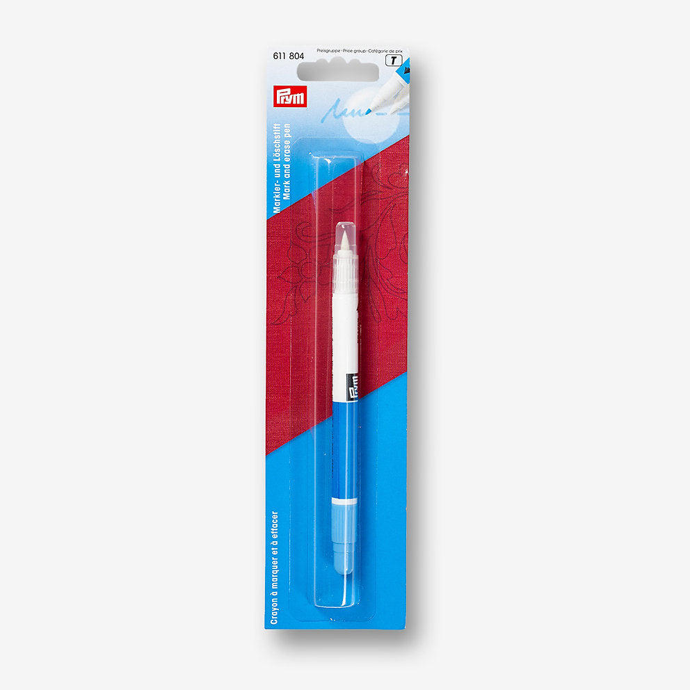 Prym 611804 turquoise marking and erasing pencil for sewing, embroidery, quilting and patchwork