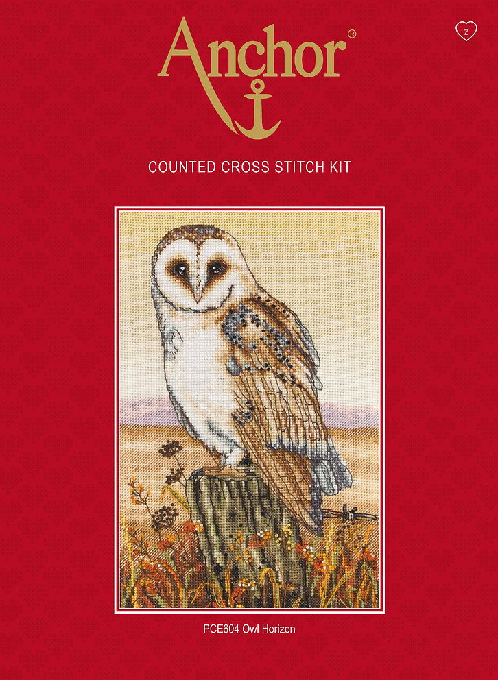 Cross stitch kit. PCE604 Owl Horizon - Anchor