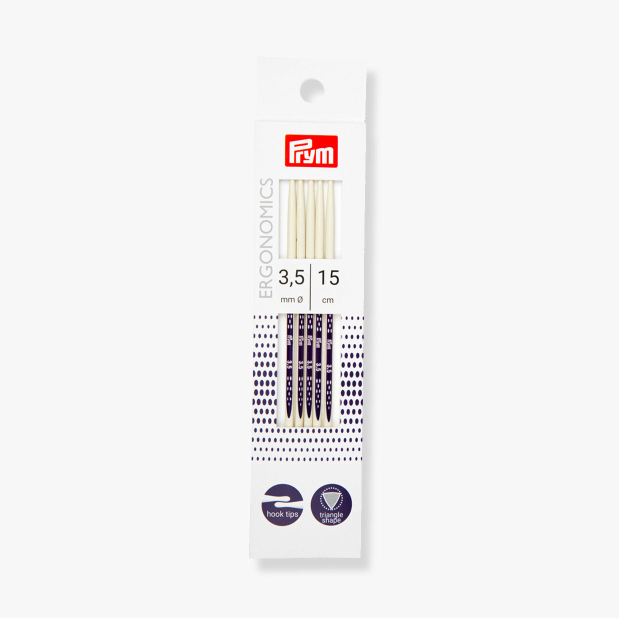 Prym Ergonomics double-pointed needles for comfortable round knitting