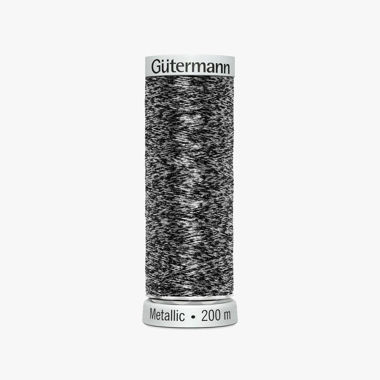 7023 Gutermann Metallic Thread 200m - Metallic Effect for Decorative Seams and Machine Embroidery