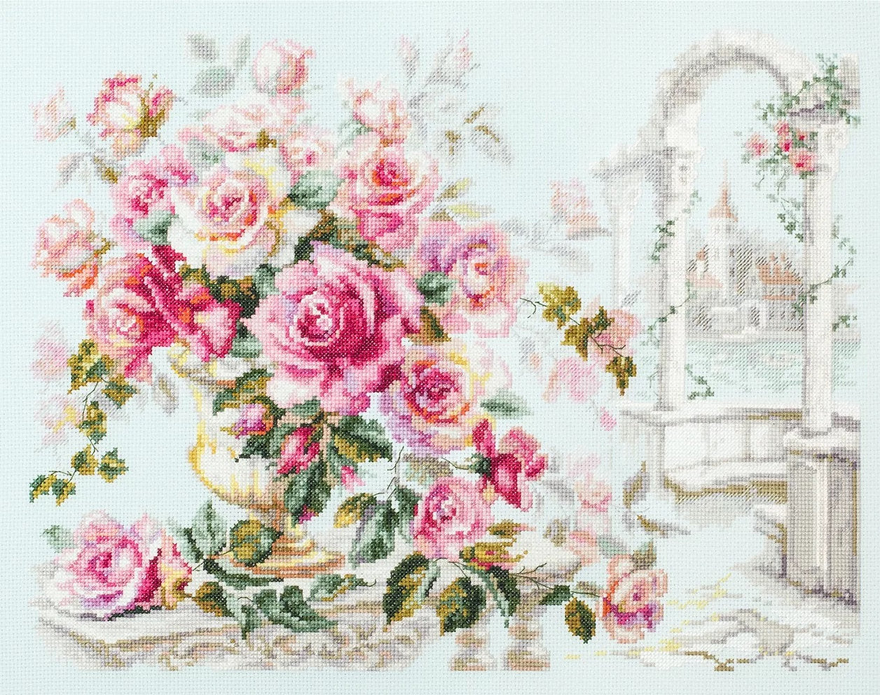 Cross Stitch Kit. 110-011 Roses for the Duchess. Magic Needle