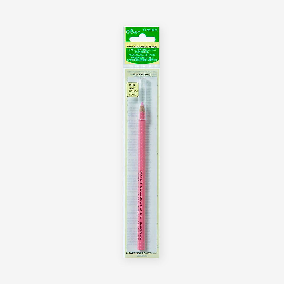 Pink water soluble marker pen - Clover 5002