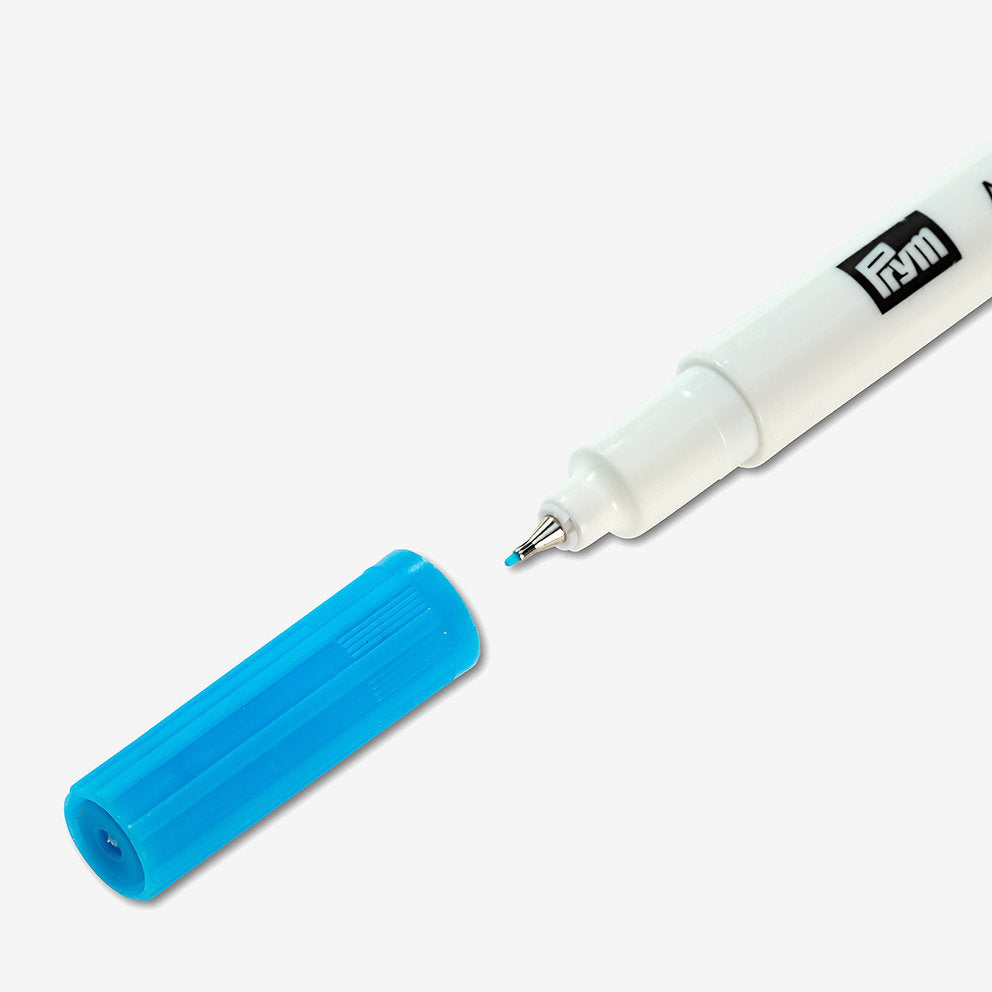 Prym 611808 Turquoise Water Erasable Marker for Sewing Projects