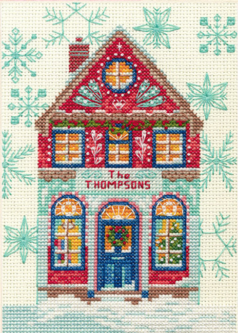 Christmas House Cross Stitch Kit - 70-08988 Dimensions