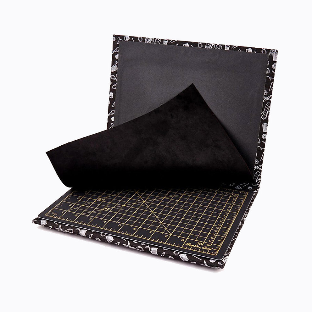 30x24 cm Schneidematte mit Mehrzweckhülle Hemline Gold 4089.584.HG