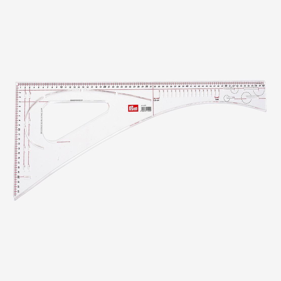 Dressmaker's Rule Square for Tailors Prym 611499 - Ideal for Marking and Pattern Design