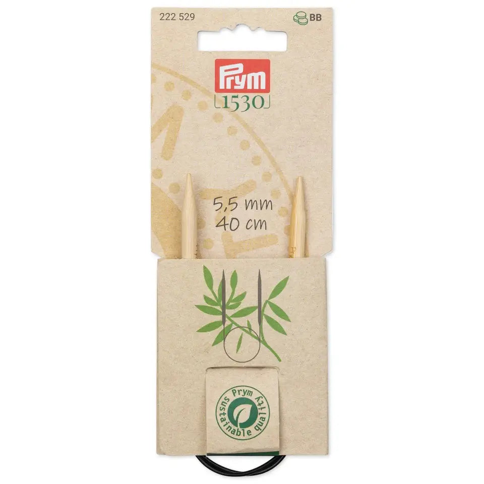 Prym 1530 Bamboo Circular Knitting Needles - Quality, Comfort and Sustainability