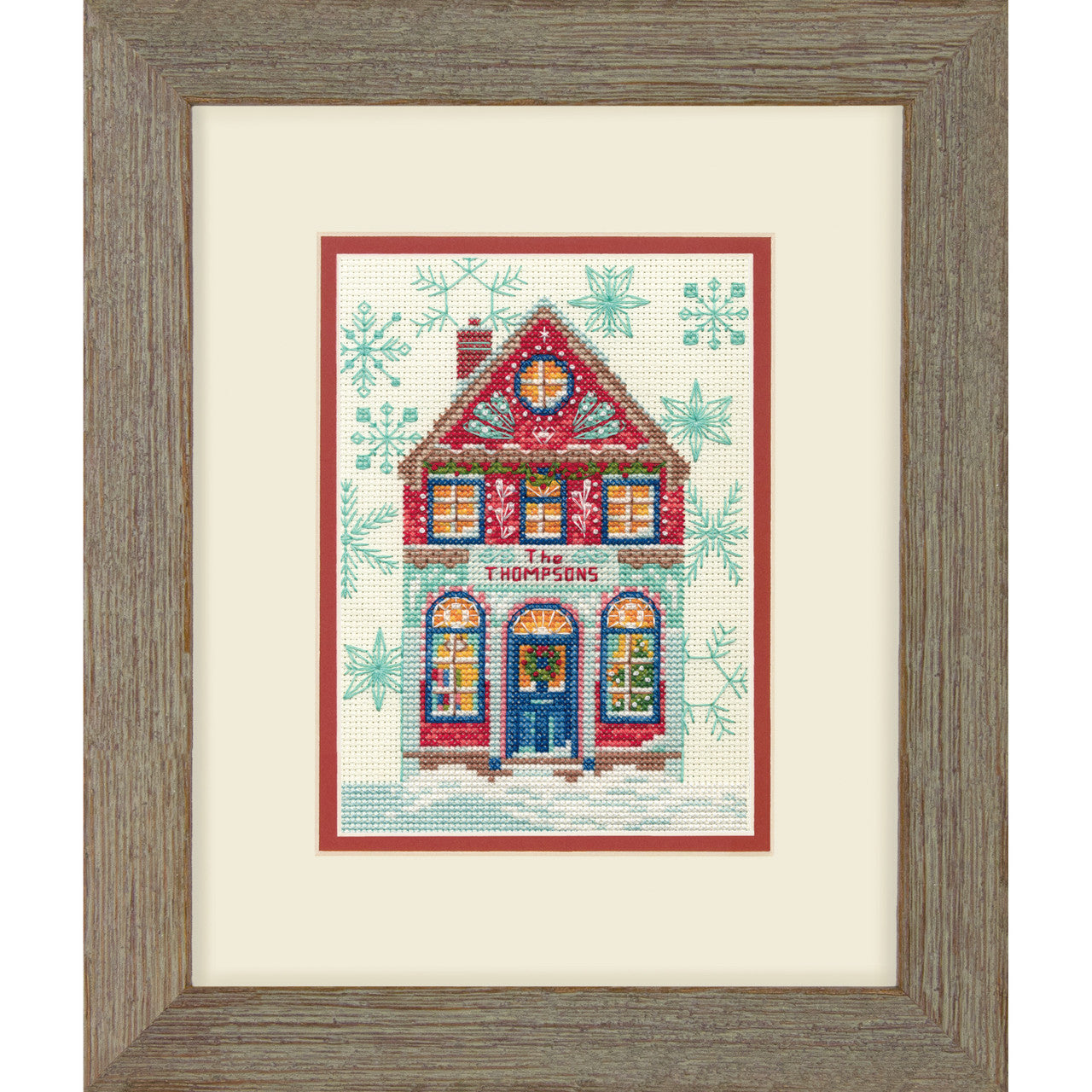 Christmas House Cross Stitch Kit - 70-08988 Dimensions