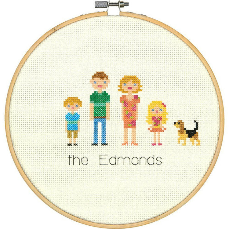 All in the Family - 70-35332 Dimensions - Cross Stitch Kit