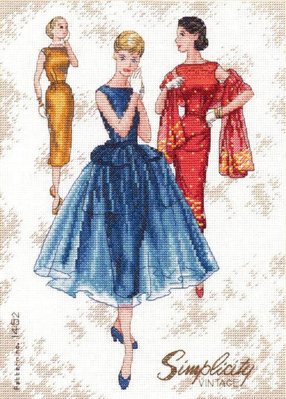 Vintage Elegance - 70-35369 Dimensions - Cross Stitch Kit