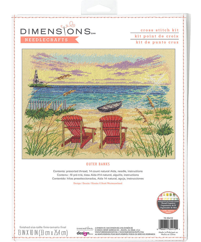 Cross Stitch Kit "Outer Banks" by Dimensions 70-35412