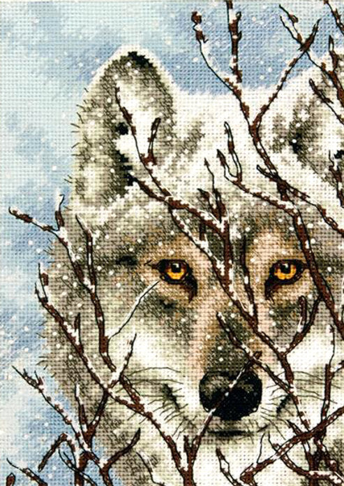 Wolf - 70-65131 Dimensions - Cross Stitch Kit