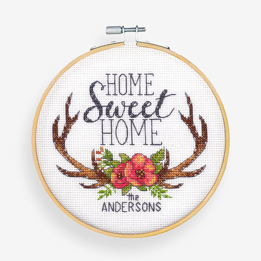 Home Sweet Home - 72-75984 Dimensions - Kit de punto de cruz