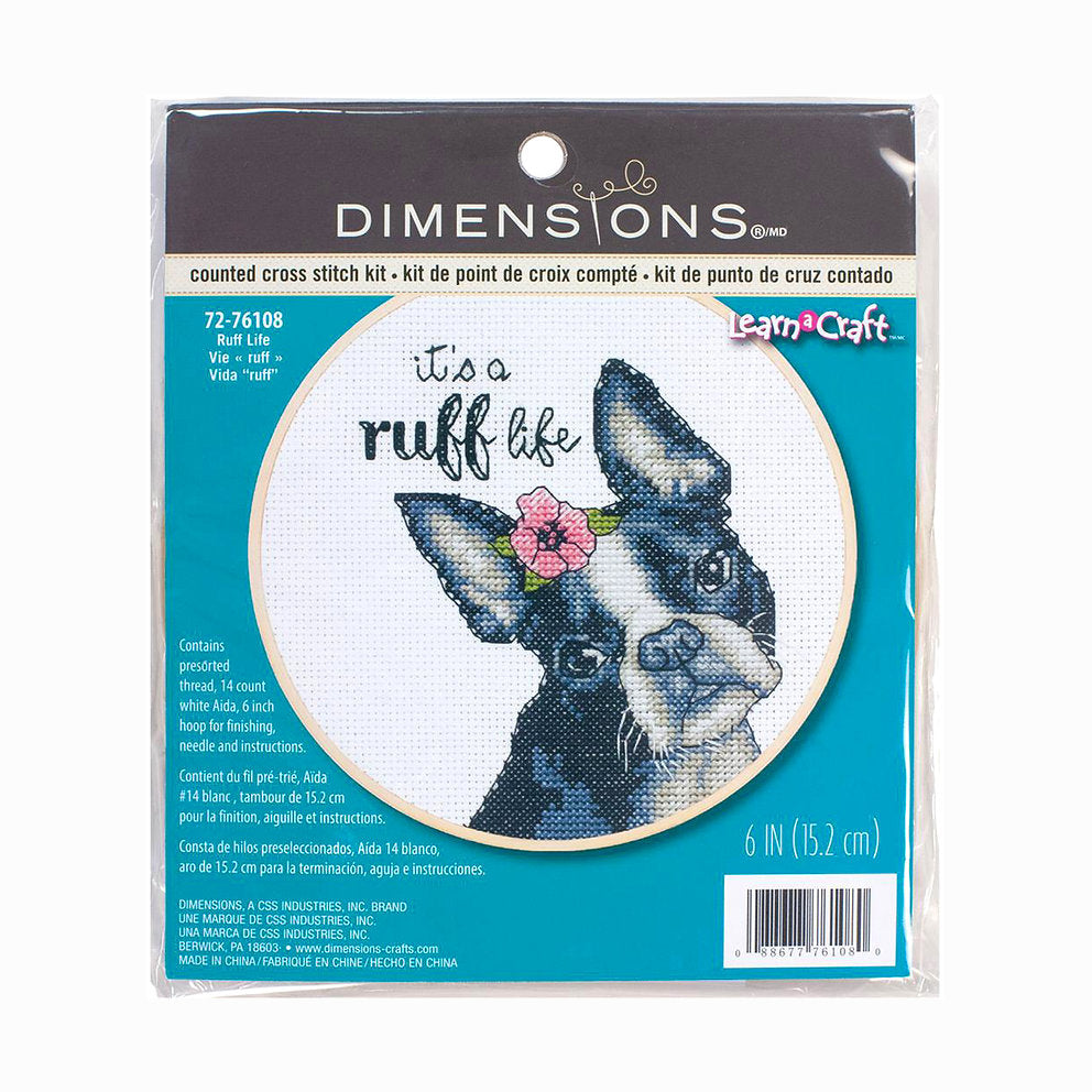 Ruff Life – 72-76108 Dimensions – Kreuzstichset