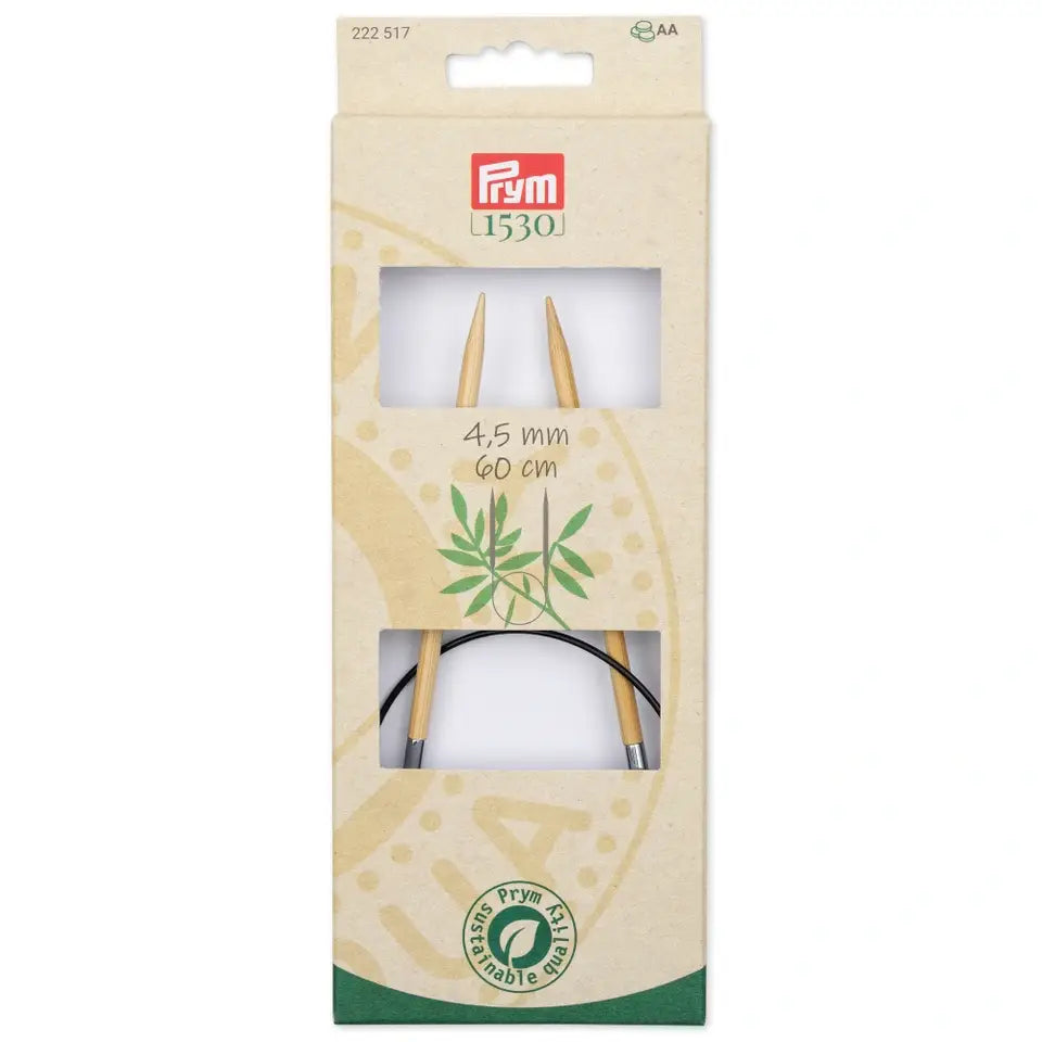 Prym 1530 Bamboo Circular Knitting Needles - Quality, Comfort and Sustainability