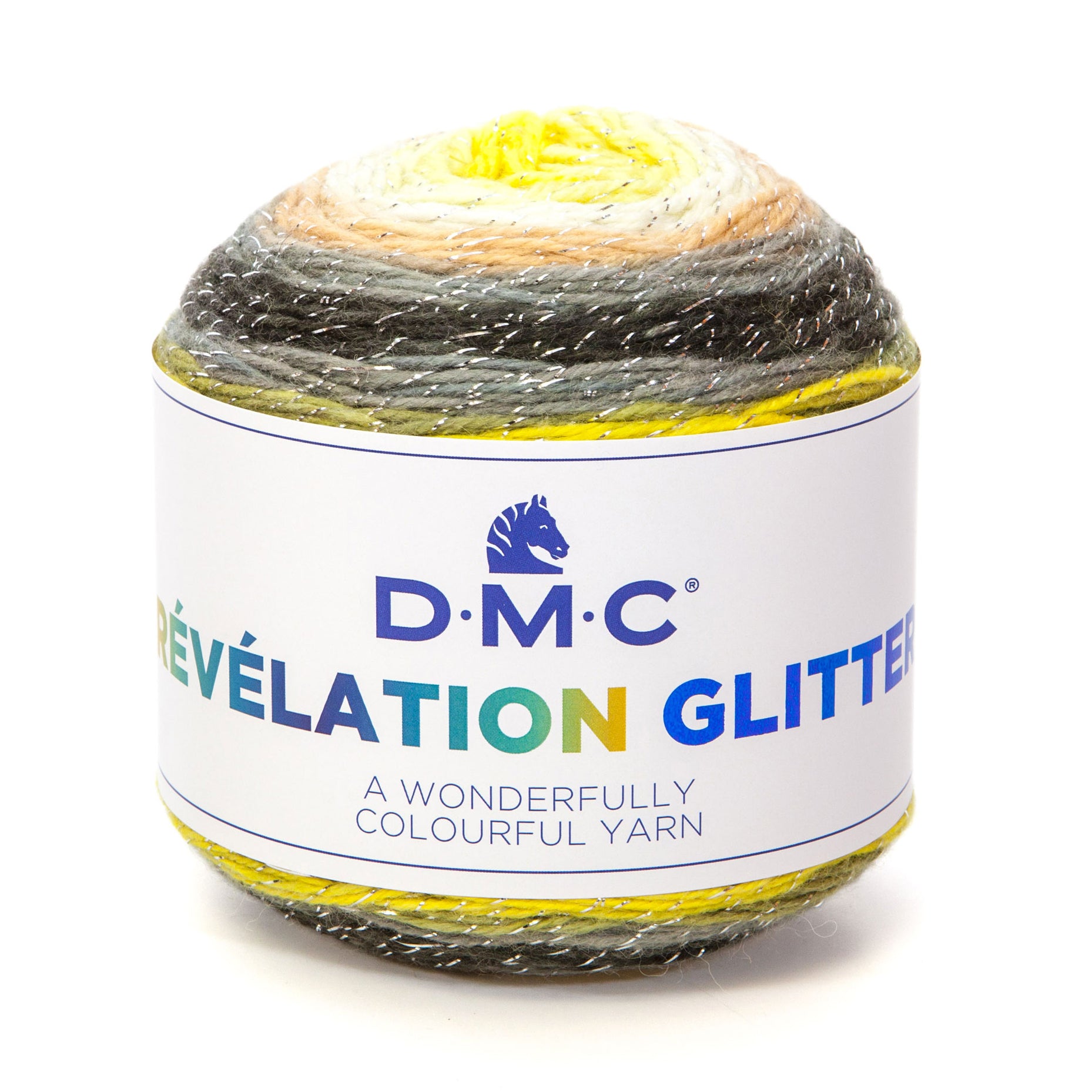 DMC Révélation Glitter - Multicolor wool with a touch of glitter