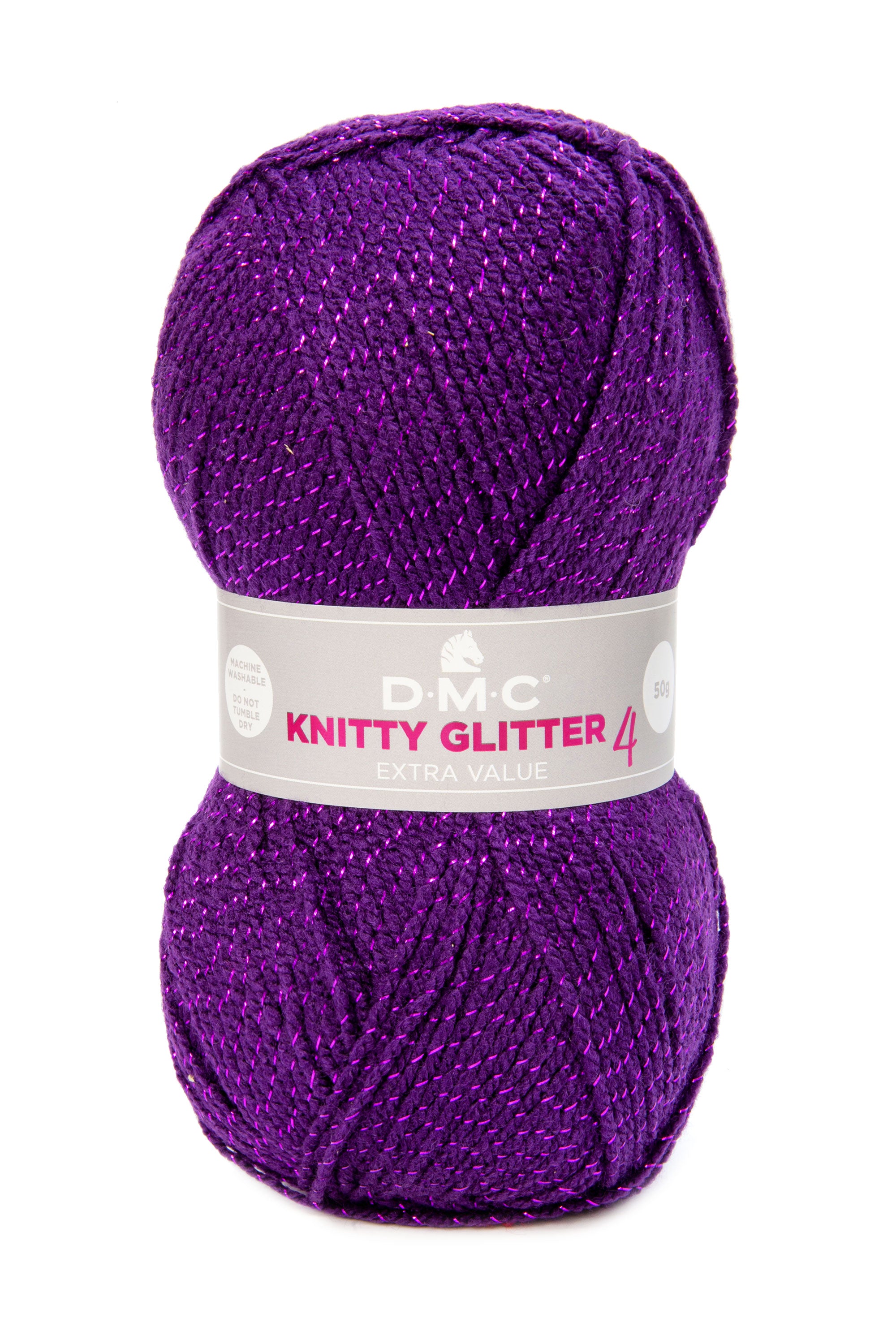 DMC KNITTY4 GLITTER - Glitter Effect Wool on your Garments