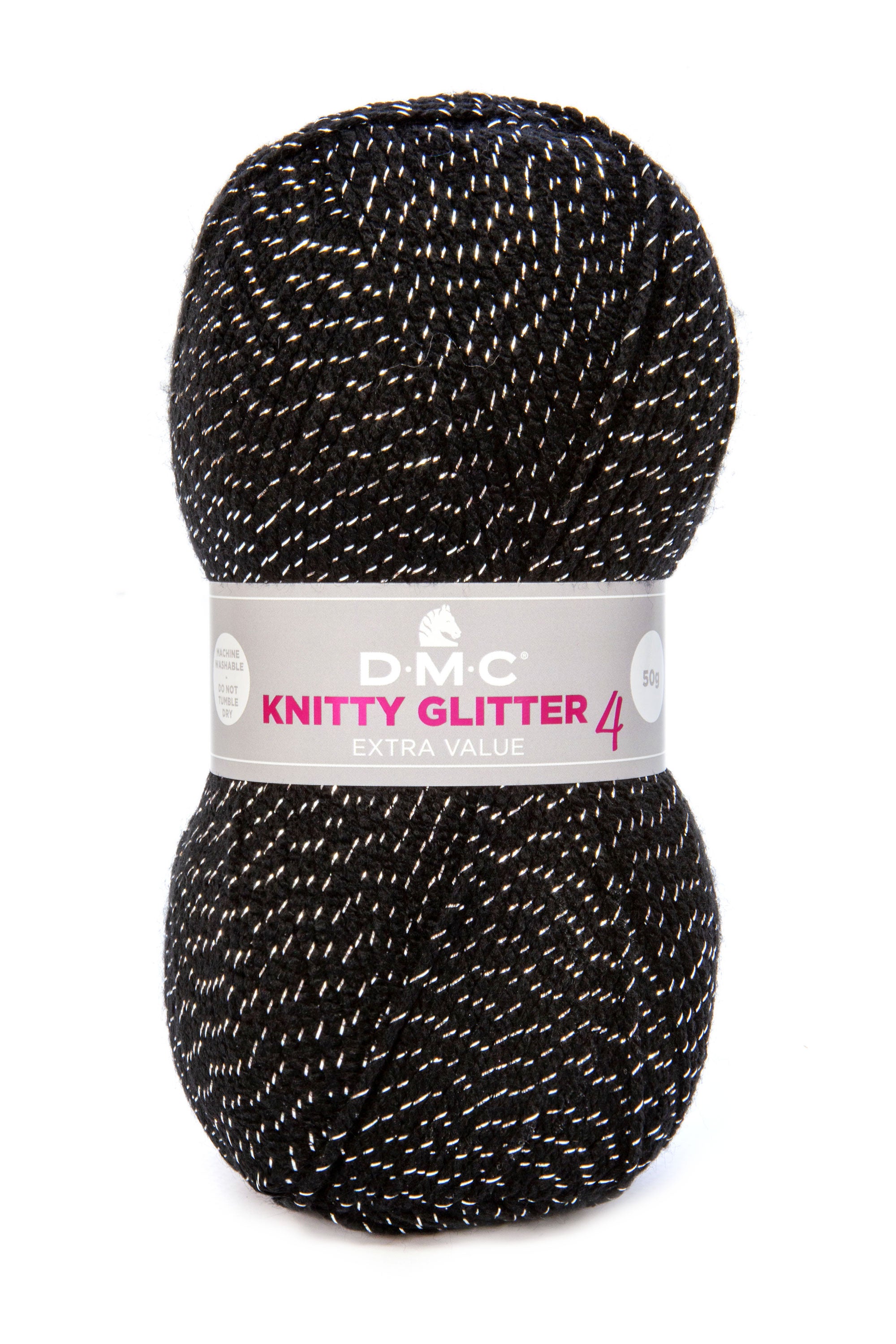 DMC KNITTY4 GLITTER - Glitter Effect Wool on your Garments