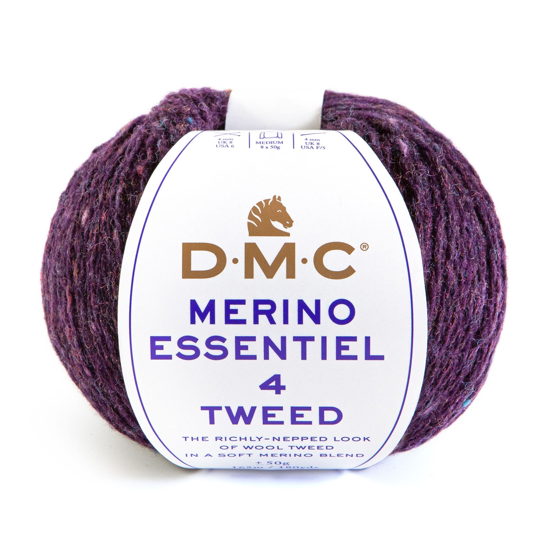 DMC Merino TWEED Essentiel 4 - Lana de merino y poliamida con efecto tweed para prendas cálidas y resistentes