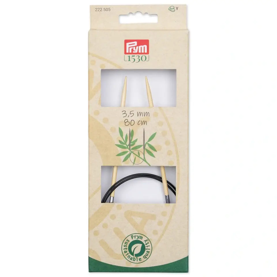 Prym 1530 Bamboo Circular Knitting Needles - Quality, Comfort and Sustainability