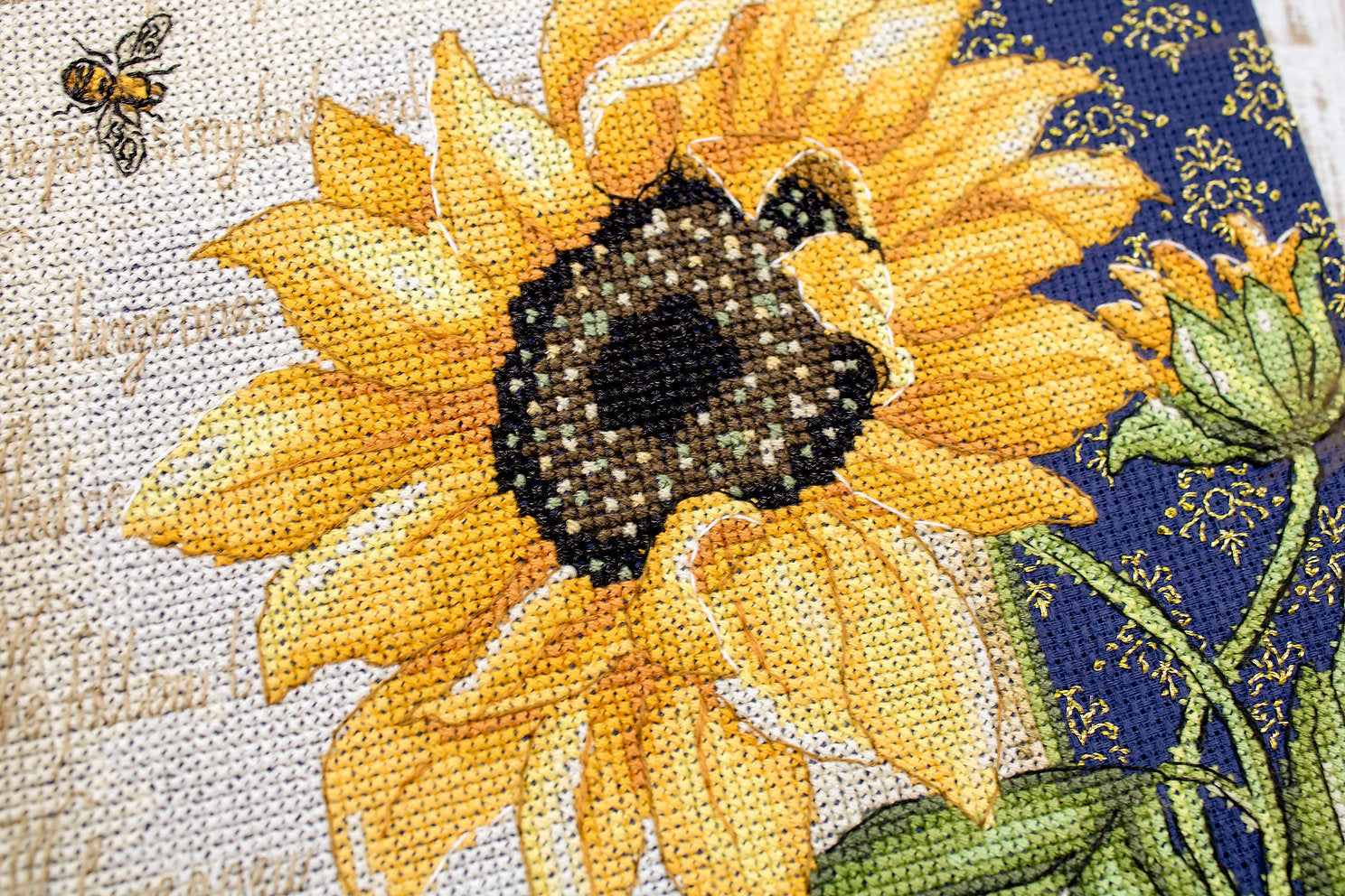 Sonnenblumenmelodie-Kreuzstichset – LETISTITCH