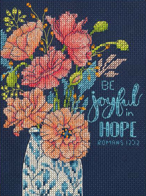 Cross stitch kit. Cheerful Floral 70-65221 Dimensions